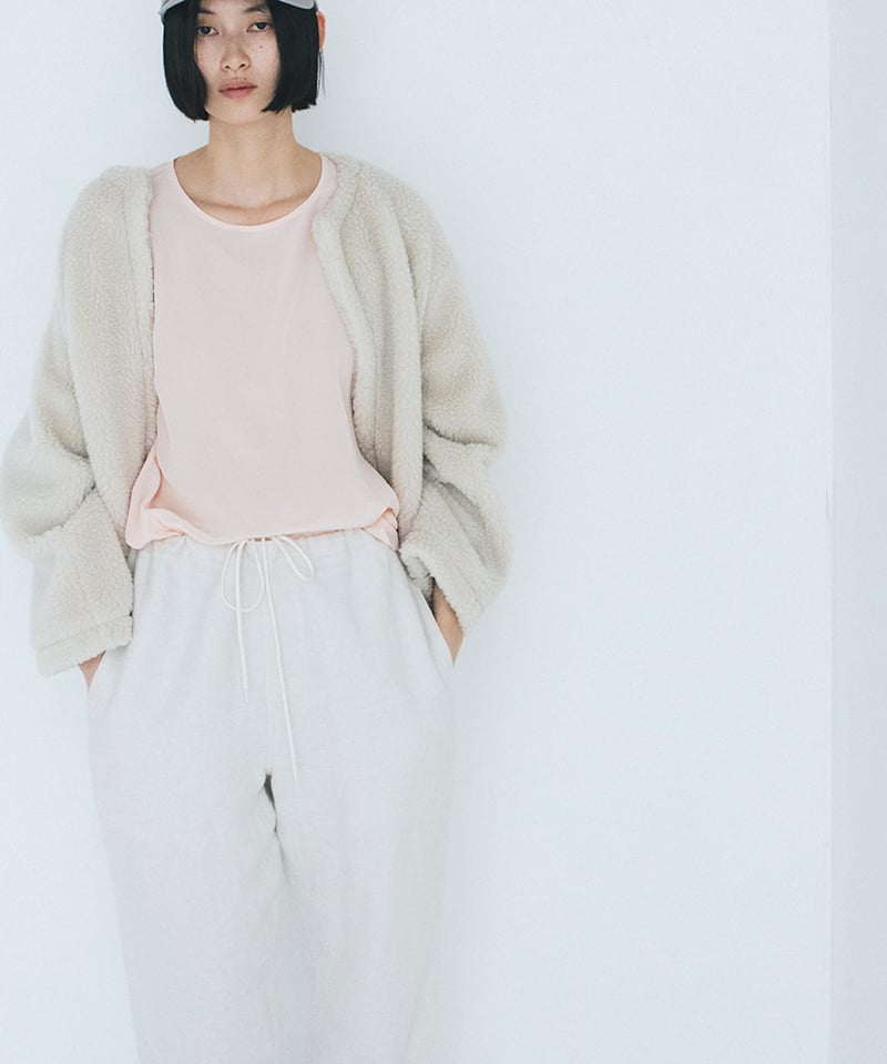 M- ［medium］ウールボアショートコート Lou / ライトベージュ | days