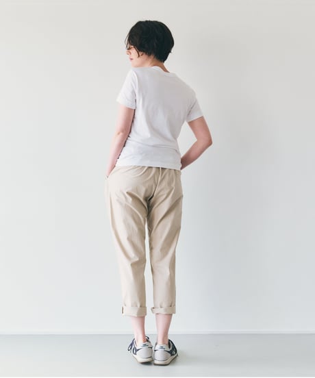 -M-［medium］コットンパンツ Jade / ベージュ