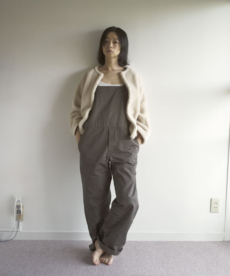 M-［medium］オーバーオール Hilary2 / カーキグリーン | days