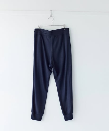-M-［medium］スーパーウールパンツ  Phoebe / ネイビー