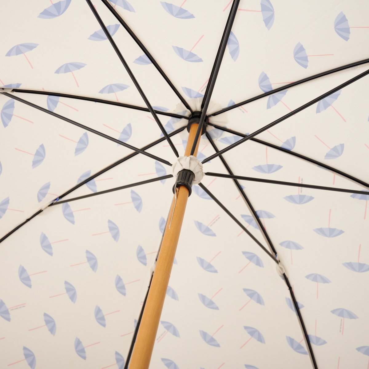 BonBonStore 日傘(黒✕白チェック柄) 使用回数少なめ 晴雨兼用スリム