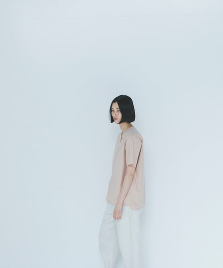 -M-［medium］リネンネルパンツ Ines / サンド