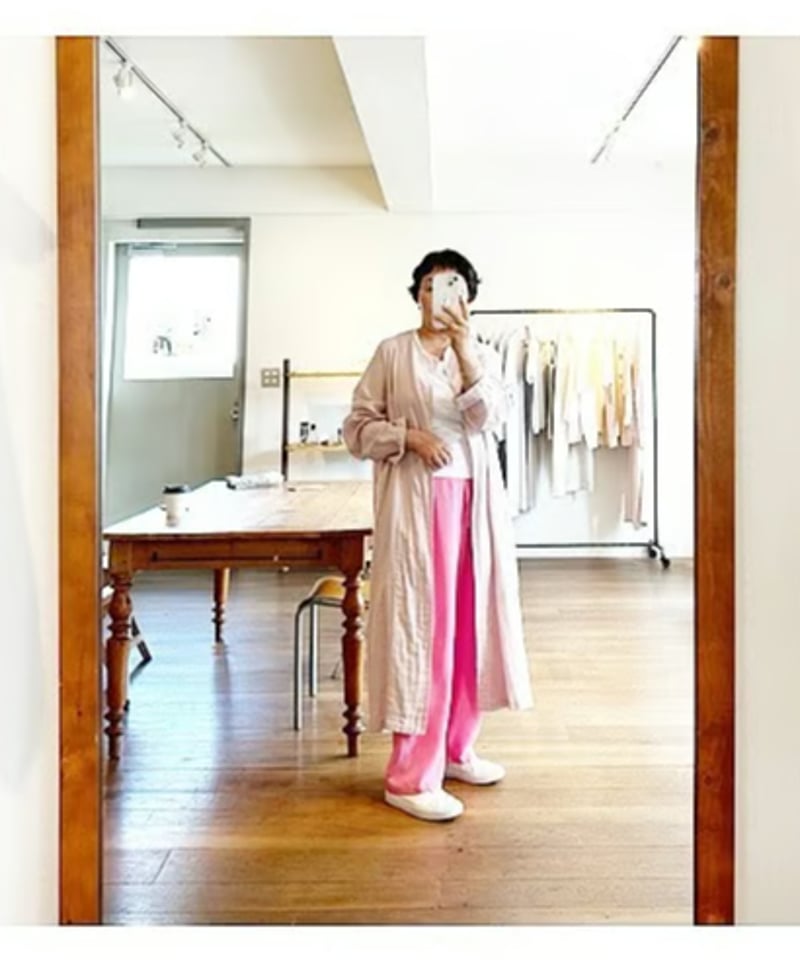 M-［medium］シルクパンツ Lulu / ローズ | days 