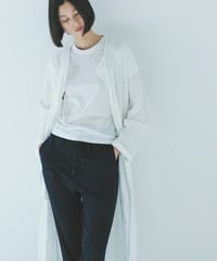 -M-［medium］スーパーウールパンツ  Phoebe / ネイビー