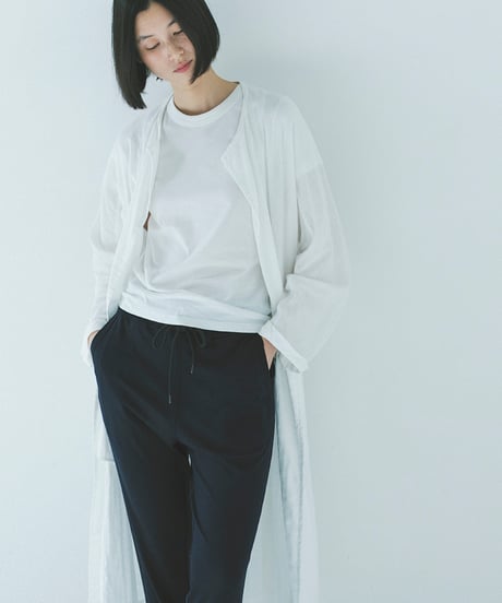 -M-［medium］スーパーウールパンツ  Phoebe / ネイビー