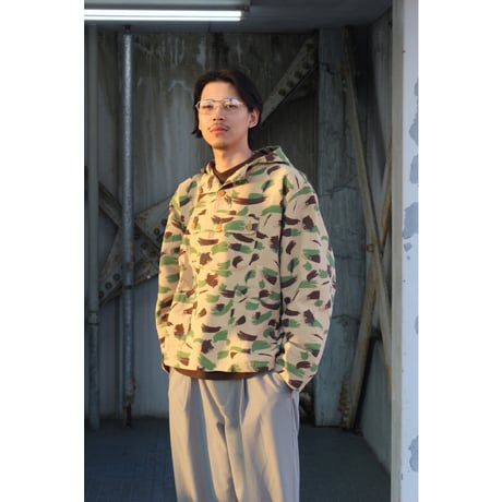 BRAIN DEAD | BRUSHSTROKE CAMO SMOCK(GREEN)
