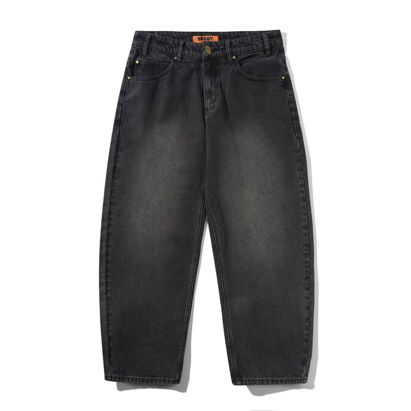 Butter Goods|Baggy Denim Jeans(Distressed Black