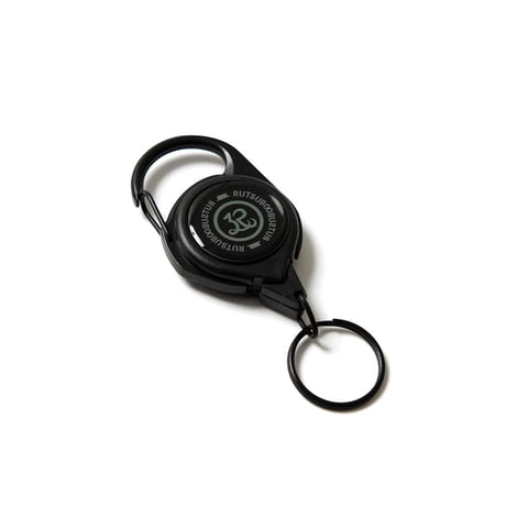 坩堝 (RUTSUBO) | Premium Retractable Carabiner (Black)