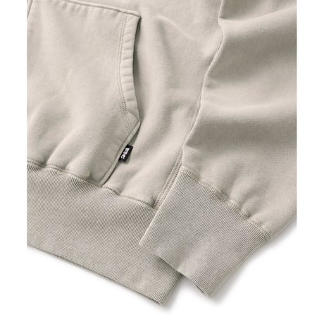 FTC | PIGMENT DYED BOX LOGO ZIP UP HOODY "GRAY" (FTC026SPSW03)