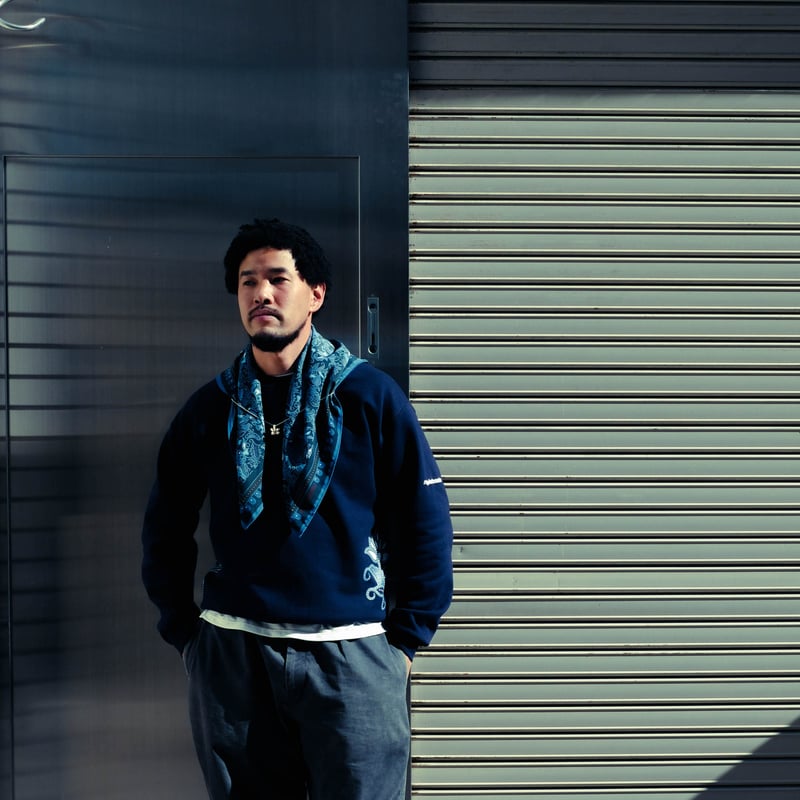 rajabrooke | ASIAN BATIK FUROSHIKI (NAVY) | T.F