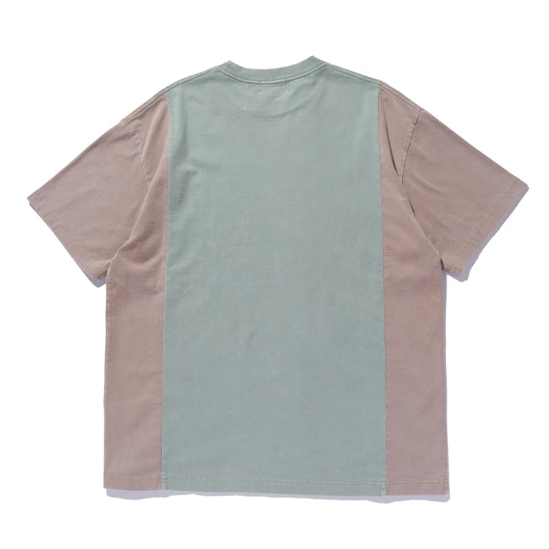 XLARGE | PANELED S/S TEE(GREEN) | T.F.L online. XLARGE | PANELED S/S TEE(GREEN) | T.F.L online.