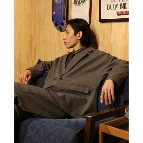 BE-SHARE | Big Tailored Jacket(GREY)
