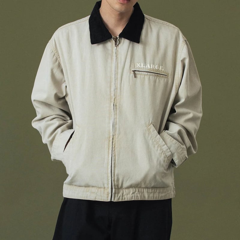 XLARGE ベージュジャケット XLARGE | SKULL WORK JACKET(BEIGE) | T.F.L onlin