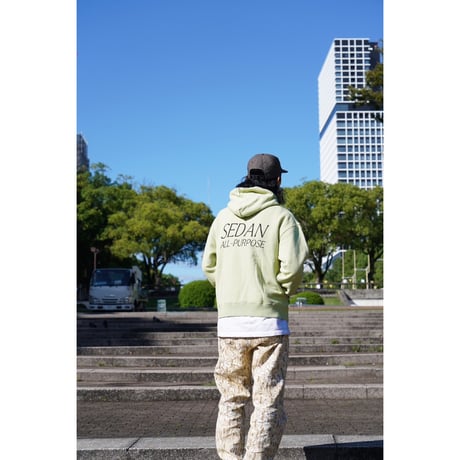 SEDAN ALL-PURPOSE|OG Logo Elastic Cord Hoodie(Light Mint)