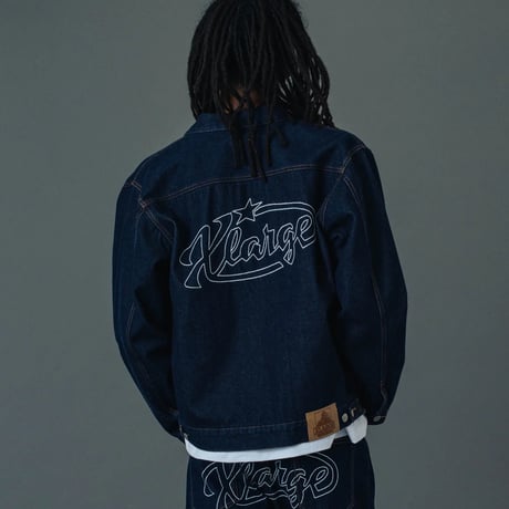XLARGE | STAR LOGO DENIM JACKET(INDIGO)