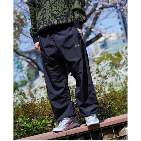 Time For Livin‘ / "Time" Uniform Nylon Pants (Black)