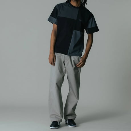 XLARGE | PATCHWORK S/S TEE(BLACK)