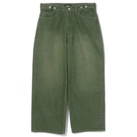 XLARGE | WASHED BAGGY DENIM PANTS(OLIVE)