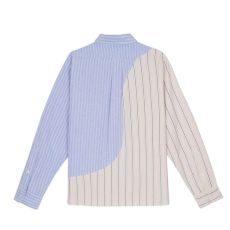 BRAIN DEAD | Brooks Brothers CALIFORNIA ORGANIC PANEL OXFORD BUTTON UP(LIGHT BLUE)
