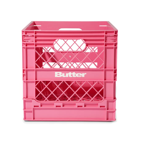Butter Goods| Collapsable Record Crate(PINK)