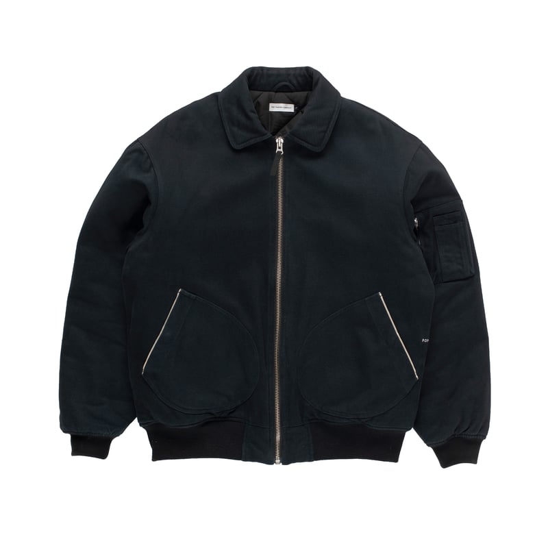 POP TRADING COMPANY フライトジャケット POP TRADING COMPANY / FLIGHT JACKET (BLACK) | T