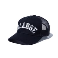 XLARGE | RHINESTONE LOGO MESH CAP (BLACK)