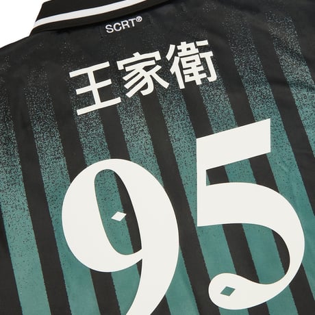 Screen Test / Fallen Angels LS Football Jersey (Green/Black)