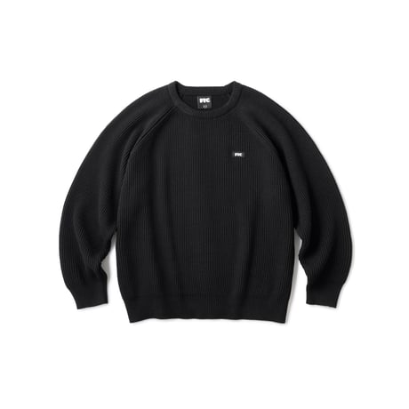 FTC | RAGLAN KNIT SWEATER "BLACK" (FTC026SPSW07)