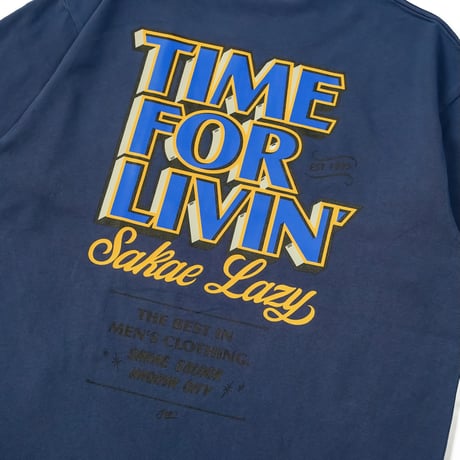 Time For Livin′ / Sign Painting S/S Tee (Navy)