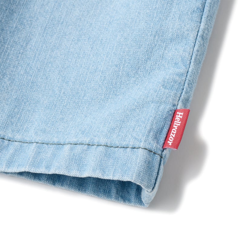 HELLRAZOR / DENIM ZIP SHIRT (INDIGO) | T.F.L on HELLRAZOR / DENIM ZIP SHIRT (INDIGO) | T.F.L on