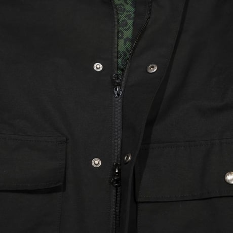 BIG MIKE / DESIGN MESH COACH JACKET (BLACK)