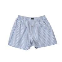 PASS~PORT | WOKERS CHECK BOXER SHORTS "LIGHT BLUE"