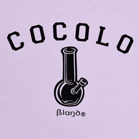 COCOLO BLAND / BACK BONG S/S TEE (LIGHT PURPLE)