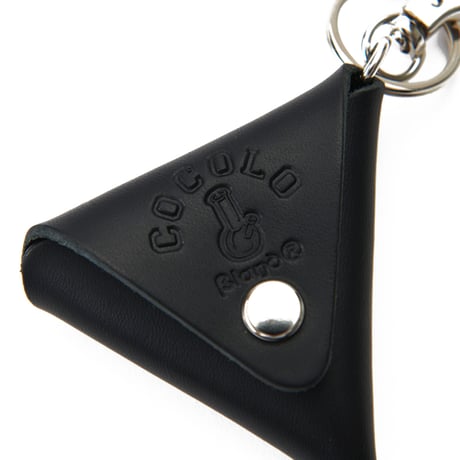COCOLO BLAND / LEATHER COIN CASE (BLACK)