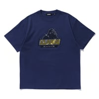 XLARGE | RHINE STONE SLANTED OG S/S TEE(NAVY)