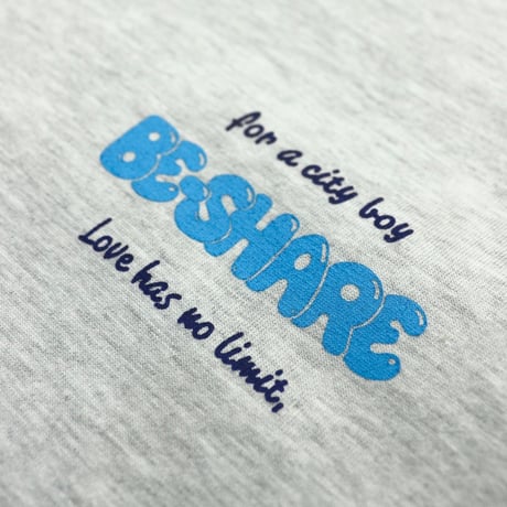 BE-SHARE |for a city boy L/S TEE(ASH)