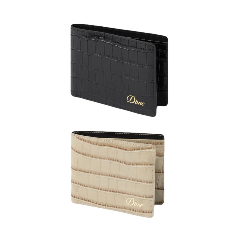 Dime / Croc Bifold Wallet (2 Color) | T.F.L onl
