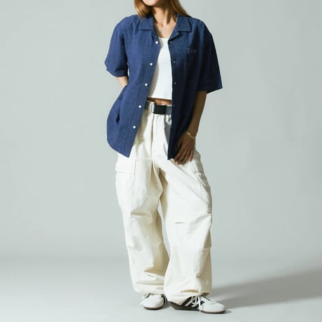 XLARGE | S/S LACE SHIRT(NAVY)