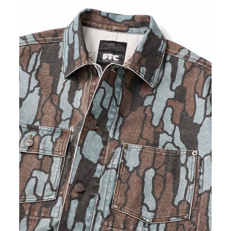 FTC | WASHED CANVAS WORK JACKET "CAMO" (FTC026SPJ05)