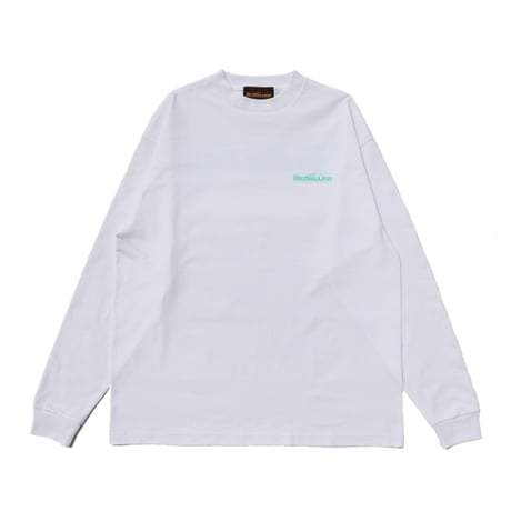 BE-SHARE|STORE LOGO L/S TEE (White)