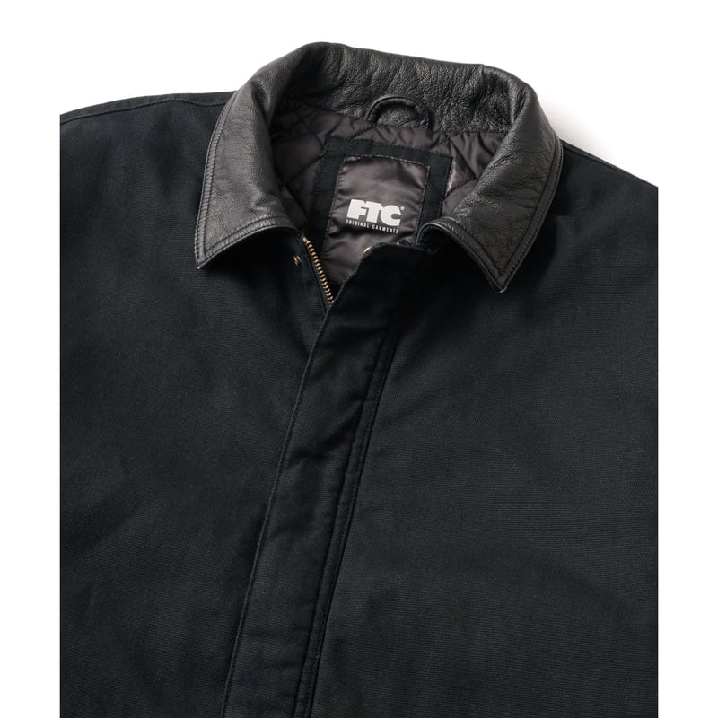 FTC WASHED CANVAS HOODED JACKET ジャケット 黒 FTC WASHED CANVAS HOODED JACKET | LOCKSTOCK/STLIKE