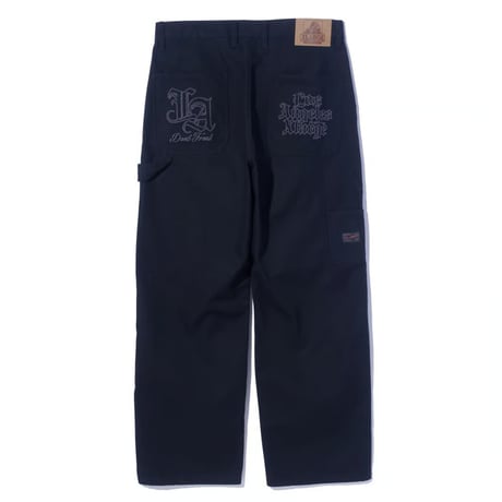 XLARGE | PATCHED OLD ENGLISH PAINTER PANTS(BLACK)