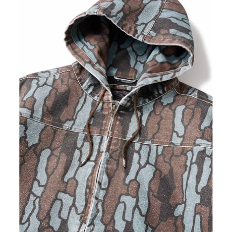 FTC | WASHED CANVAS HOODED JACKET "CAMO" (FTC026SPJ04)