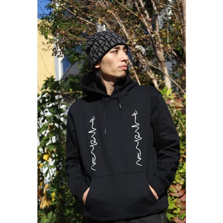 POETIC COLLECTIVE|Crayon chain hoodie(Black)