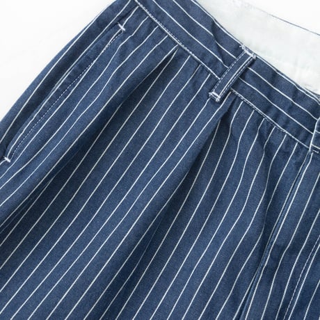 Service Works / Pinstripe Denim Part Timer Shorts (Indigo)