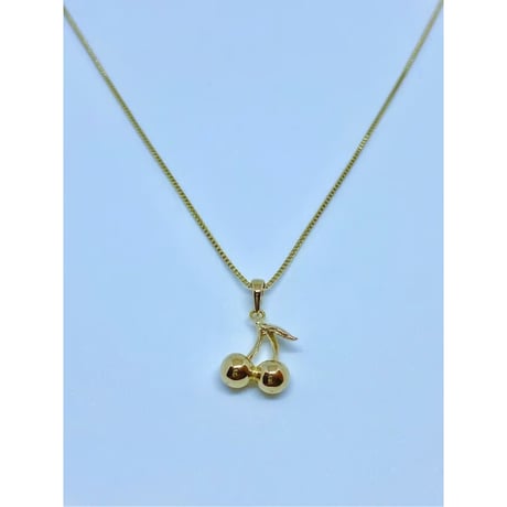 IN-PUT-OUT | Cherry Necklace(K18 GP/Silver 925/50cm)
