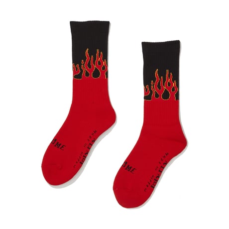 坩堝 (RUTSUBO) | FLAME SOCKS (RUTSUBO×I&ME）（2COLOR）