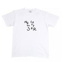 NEWS LETTER| Letter Logo Tee (White)