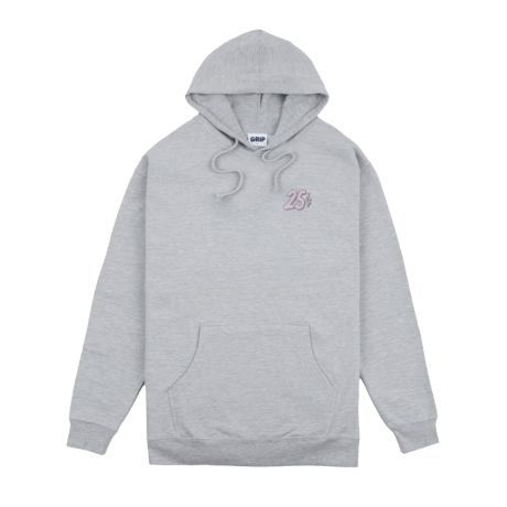 CLASSIC GRIP / CLASSIC GRIP × QUARTER SNACKS BUSS DOWN HOODIE (HEATHER GREY)