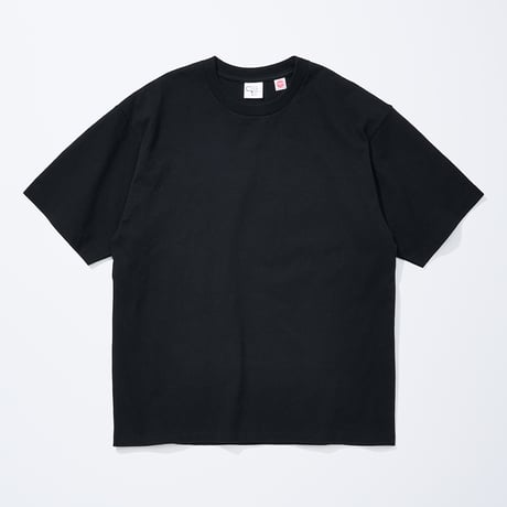 COTTON RESEARCH CLUB | S/S Tubular T-Shirt (BLACK)